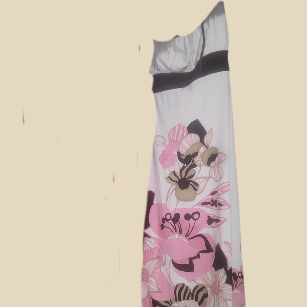 Floral One-Shoulder Dress